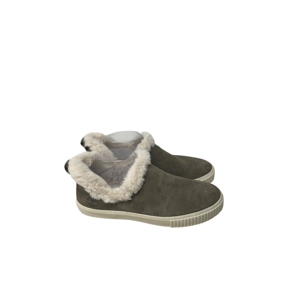 Timberland Shoes Women's Size 8 Gray Skyla Bay Warm Lined Slip-Ons - Picture 1 of 10